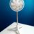 JISULIFE FA37 Retractable USB Ceiling Fan with Tripod