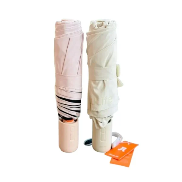 JISULIFE FA52 Umbrella With Cooling Fan – Pink Color - Image 2