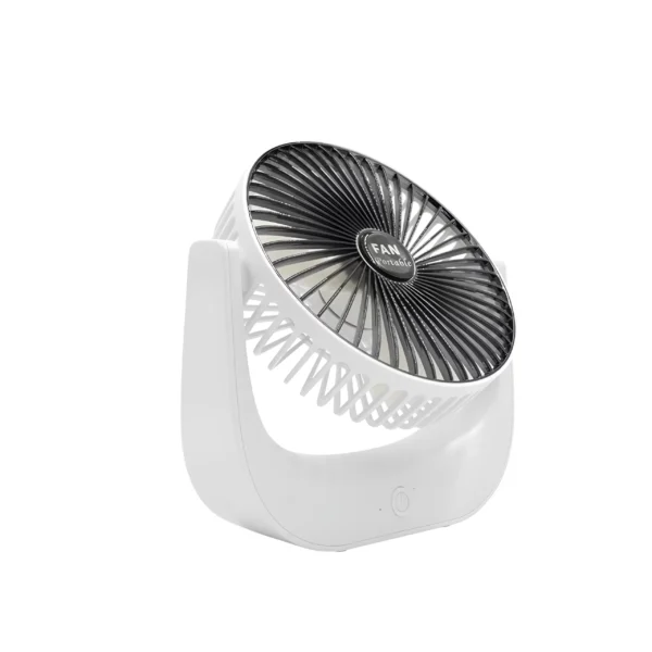 USB Mini Rechargeable Desk Fan - Image 2